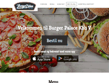 Tablet Screenshot of burgerpalace.dk